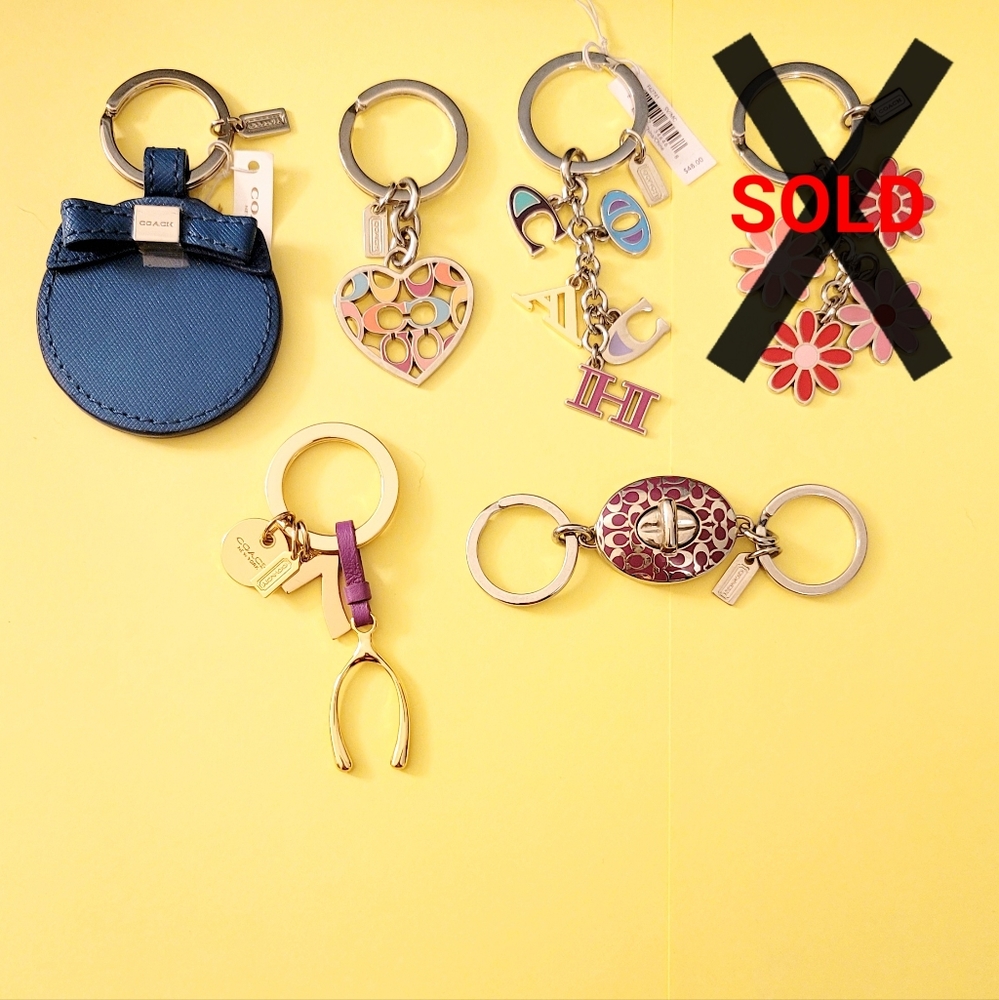 Coach Keychains Bundle